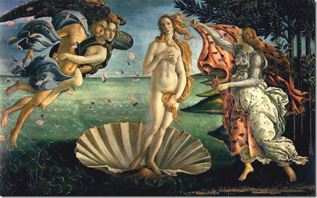 La naissance de Vénus, Sandro Botticelli, 1486
